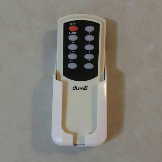 Alpha fan remote control