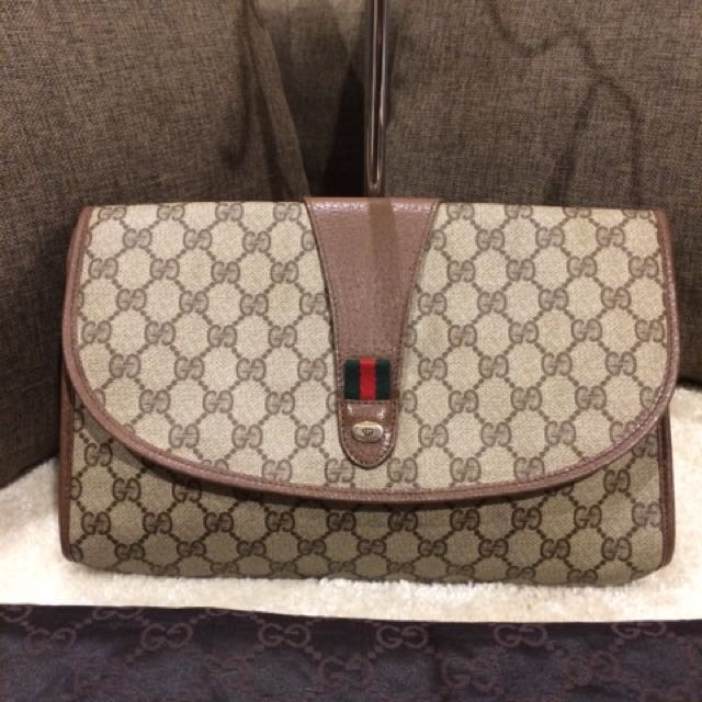 Gucci clutch bag vintage sales