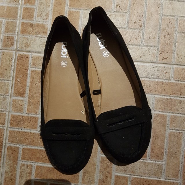 Black Flats Rubi shoes size 38, Women's 