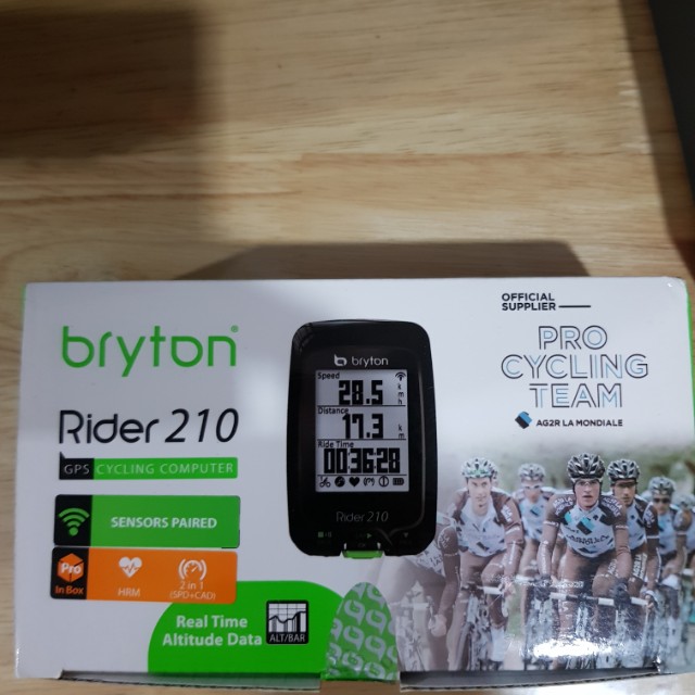 Bryton Rider 210 bicycle computer Sports Equipment Bicycles Parts Bicycles on Carousell
