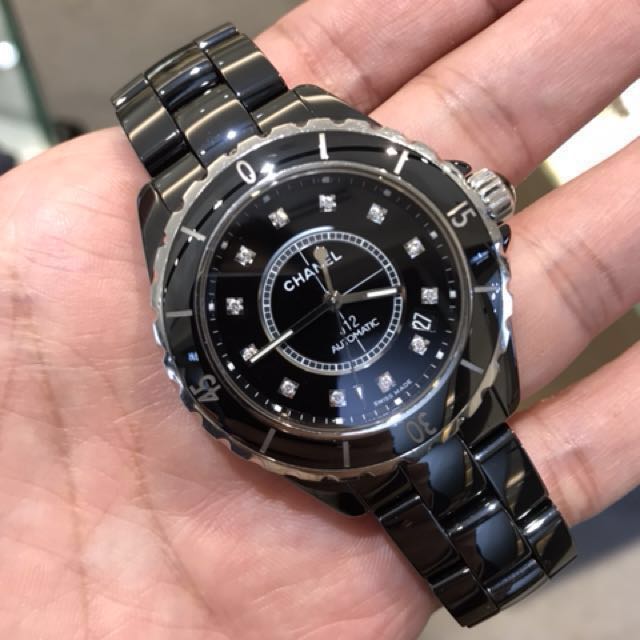 Chanel j12 new arrivals 38mm black
