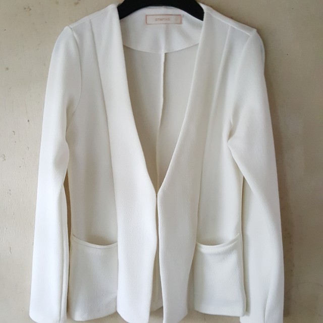 Formal white cardigan clearance