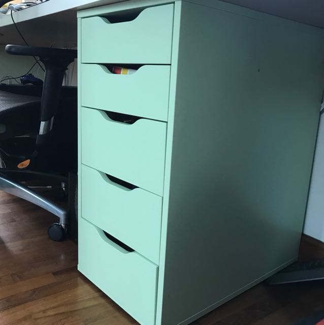 Ikea Alex 5 Drawer Unit 3 Pieces Available On Carousell