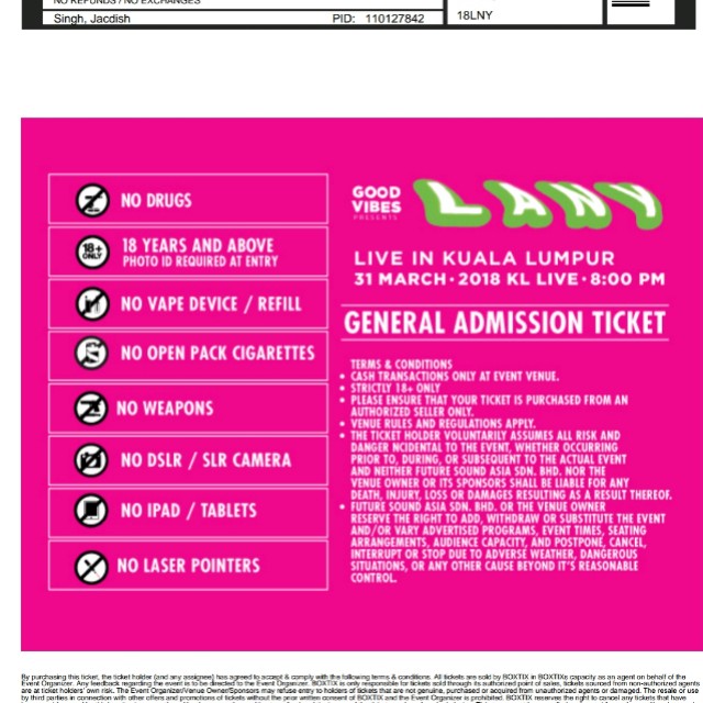 Lany In Malaysia Kl Live Tickets Vouchers Event Tickets On Carousell