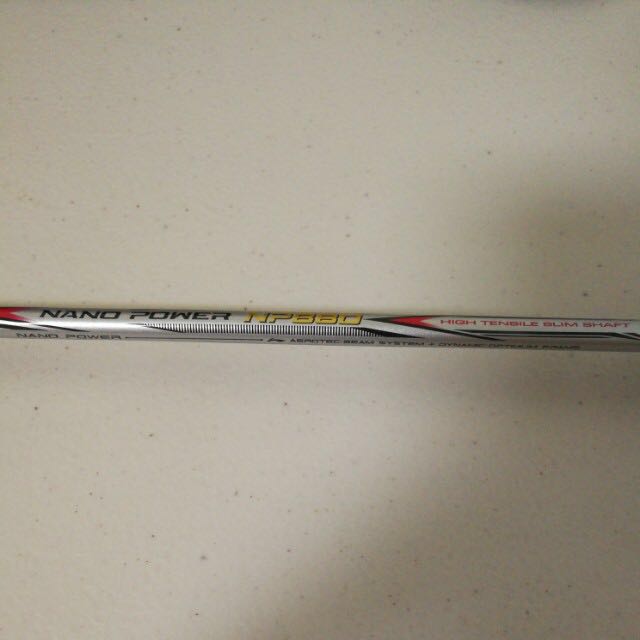 LiNing Nano Power NP880 head heavy mega tension badminton racket