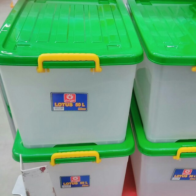 Harga Container Plastik 50 Liter Sold Out Lotus Container Box 50liter Termurah Perabotan Rumah Di Carousell
