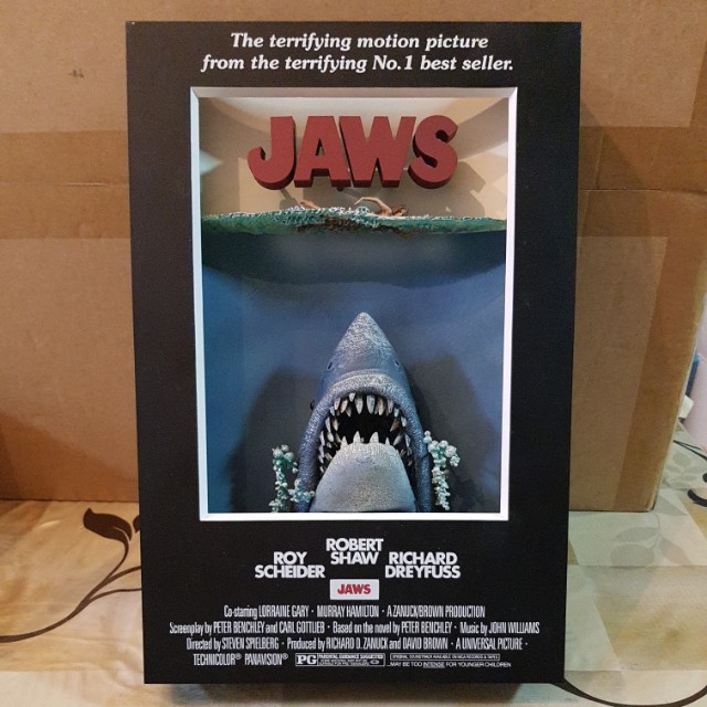 Mcfarlane 3d Poster Jaws Toys Games Bricks Figurines On