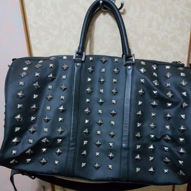 Mcm large sales duffle bag