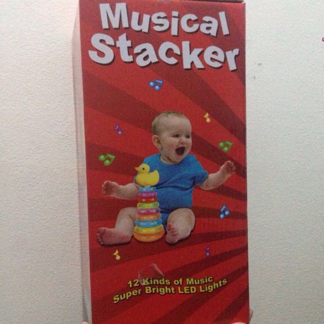 Musical stacker, Babies & Kids, Infant Playtime on Carousell