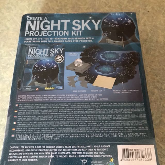 Night Sky Projection Kit Kids Lab Science Xmas Birthday Toys