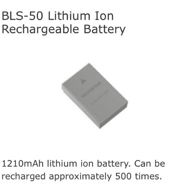 Olympus Bls 50 Lithium Ion Battery 7 2v 1175mah Electronics Others On Carousell Olympus Bls 50 Lithium Ion Battery 7 2v 1175mah Electronics Others On Carousell