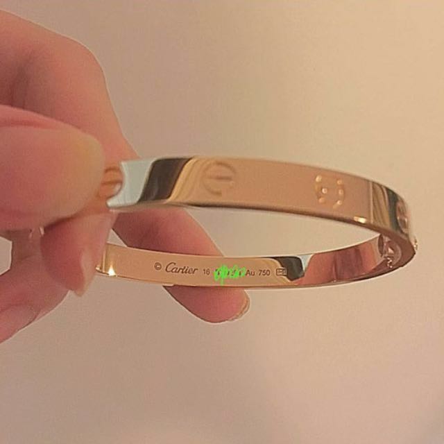 Real cartier cheap love bracelet