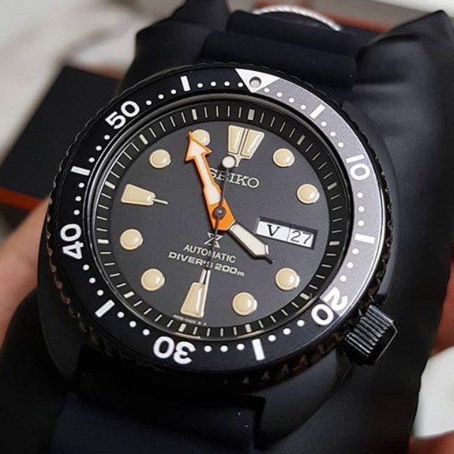Seiko Prospex Darth Black Series SRPC49 SRPC49K SRPC49K1 Black Turtle  *Limited Edition*, Luxury, Watches on Carousell