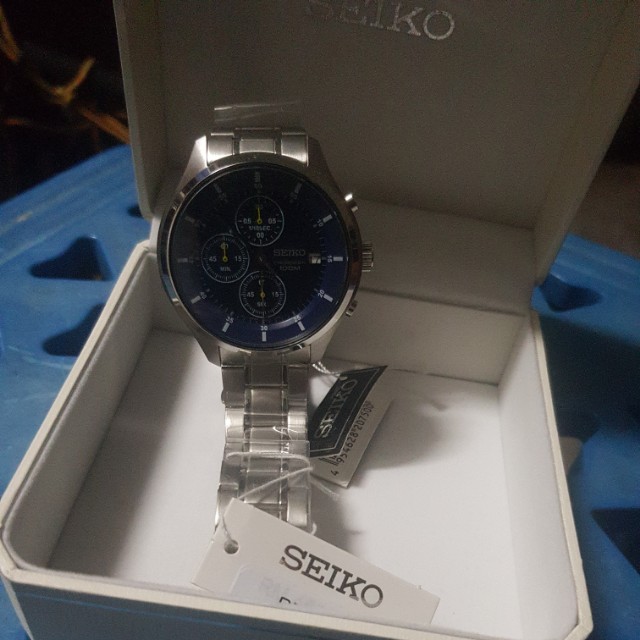 Seiko chronograph 100M, Men's Fashion, Watches & Accessories, Watches on  Carousell