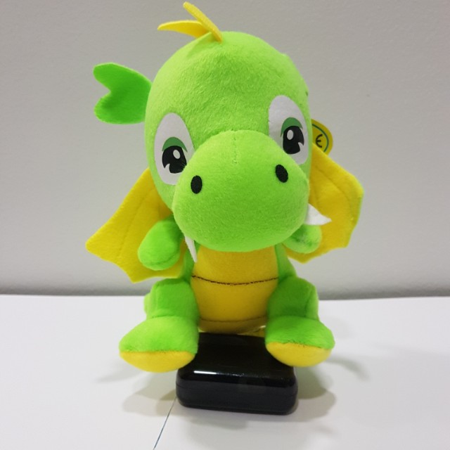 green dragon plush toy