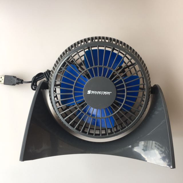 Black Igenix DF0004 USB Desk Fan Pack Of 3 4-Inch