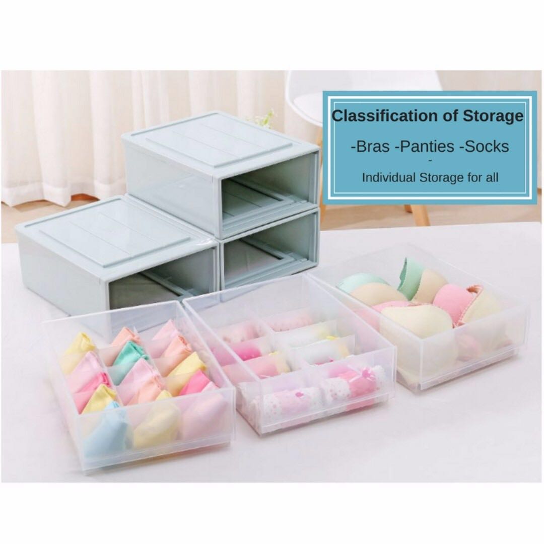 Storage Oragnizer Box Drawers Bras Socks Clothes Furniture