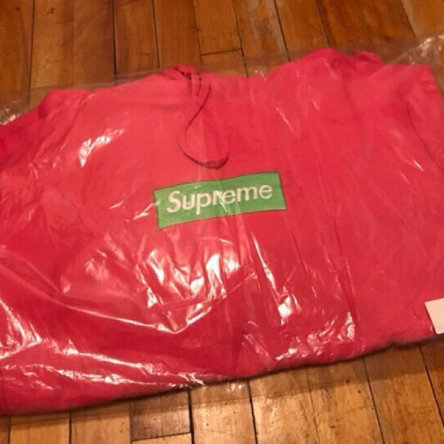 Supreme FW17 Magenta Bogo Hoodie Men s Fashion Tops Sets Hoodies on Carousell