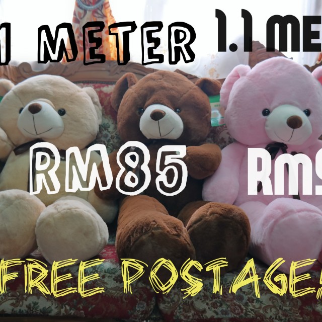 1 meter teddy bear Outlet