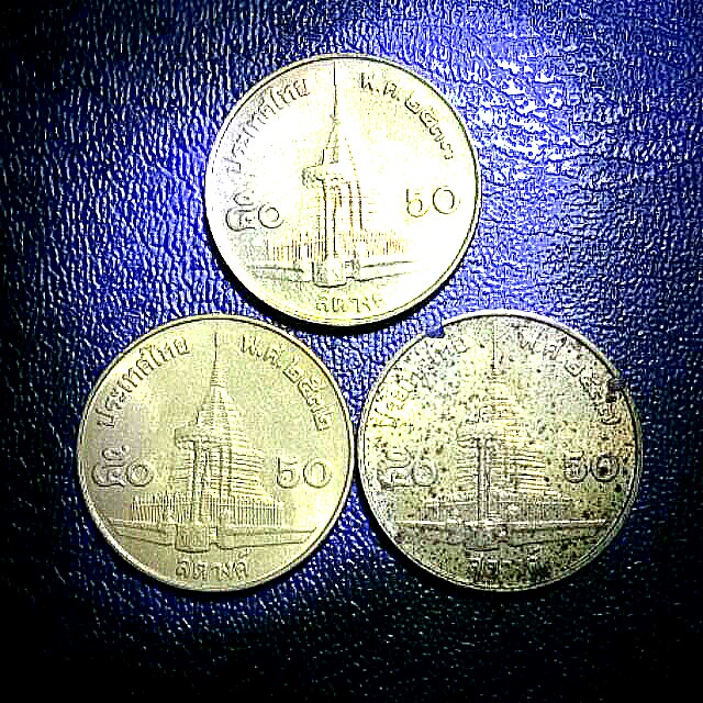Thailand 3 Coin Selling Rm 5 00 Duit Syiling Lama Thai Currency Money All Selling Rm5 Antiques Currency On Carousell