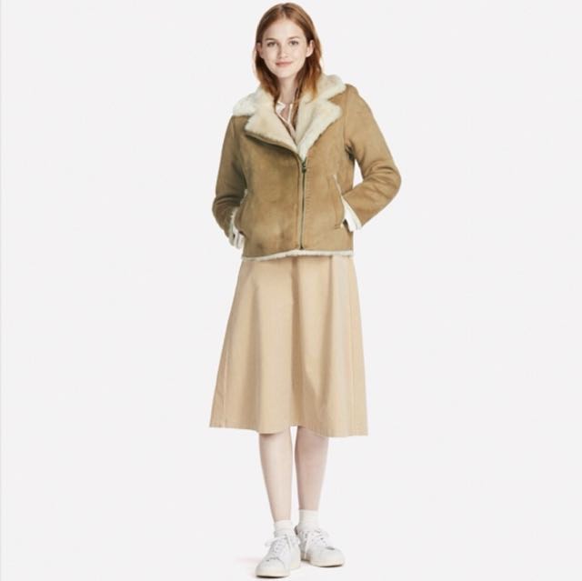 Uniqlo best sale shearling coat