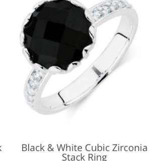 Emma & Roe Cubic Zirconia Sterling Silver Ring