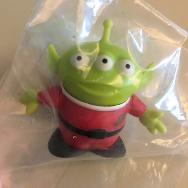 正版迪士尼 圣诞版限量三眼怪公仔-免运