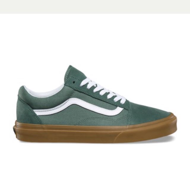 美國直送 Vans OLD SKOOL duck-green-gum 