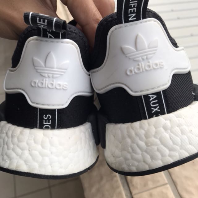 Adidas nmd r1 white trico stripes new arrivals