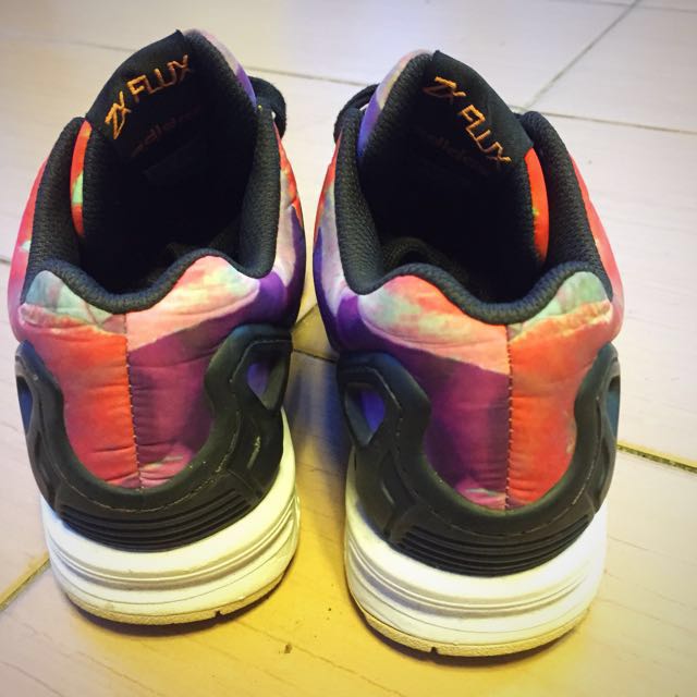 Adidas ZX Flux Watercolour Women s Fashion Footwear Sneakers on