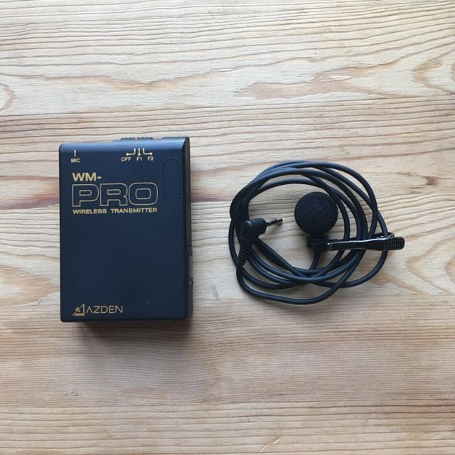 Azden WMSpro VHF Wireless Microphone System, Audio, Microphones on
