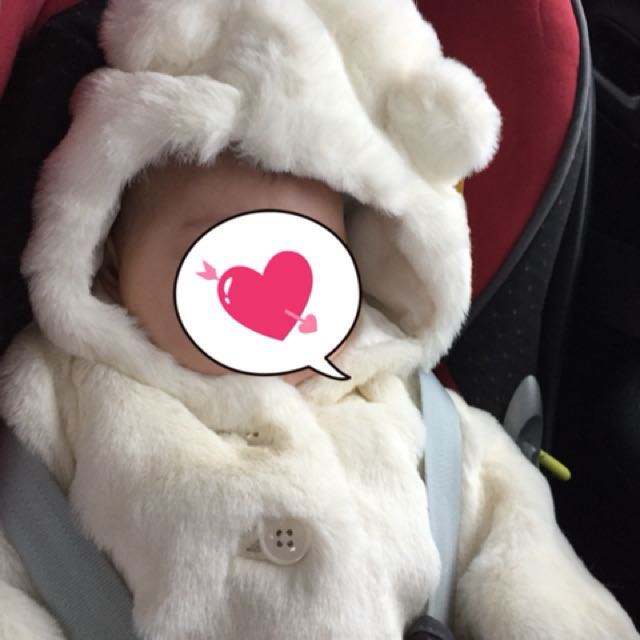 gap faux fur coat