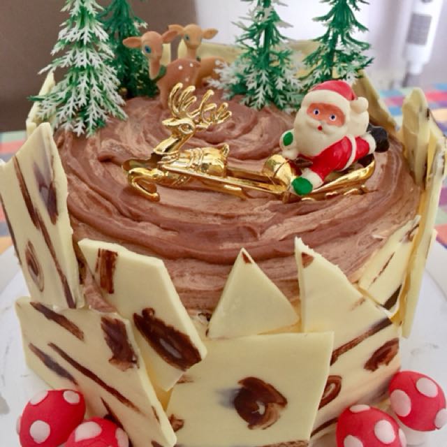 christmas & new year cake