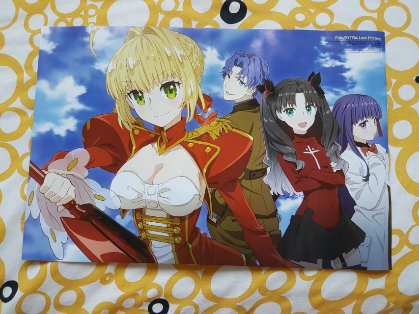 Fate Extra Last Encore Poster Entertainment J Pop On Carousell