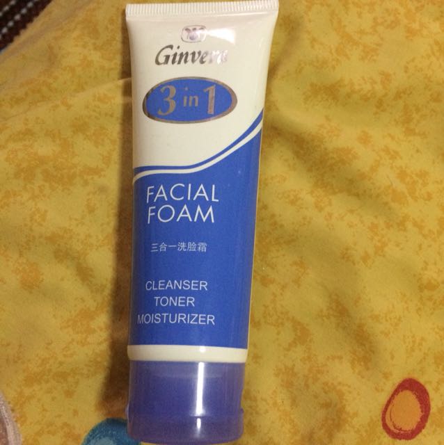 ginvera 3 in 1 facial foam