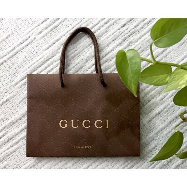 Gucci MM Paper Bag Small, Luxury, Accessories on Carousell