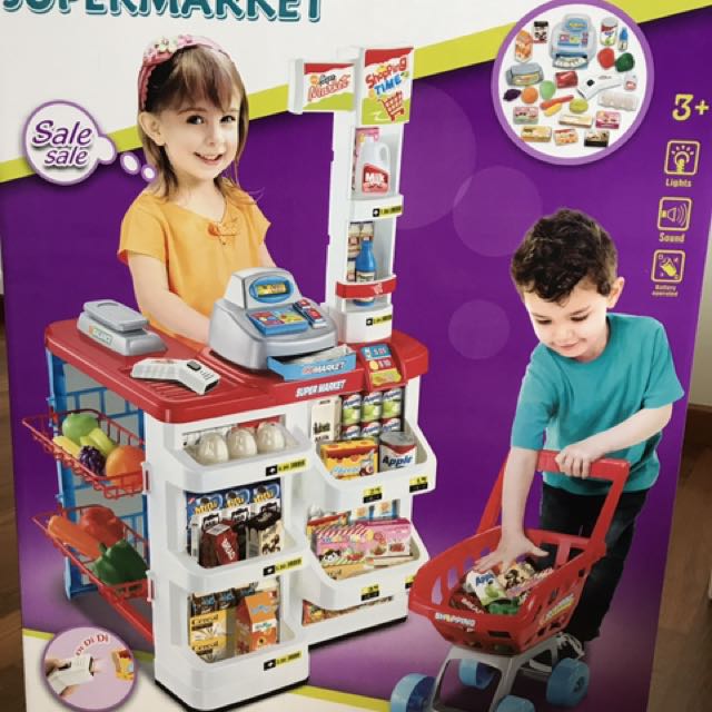toddler supermarket playset