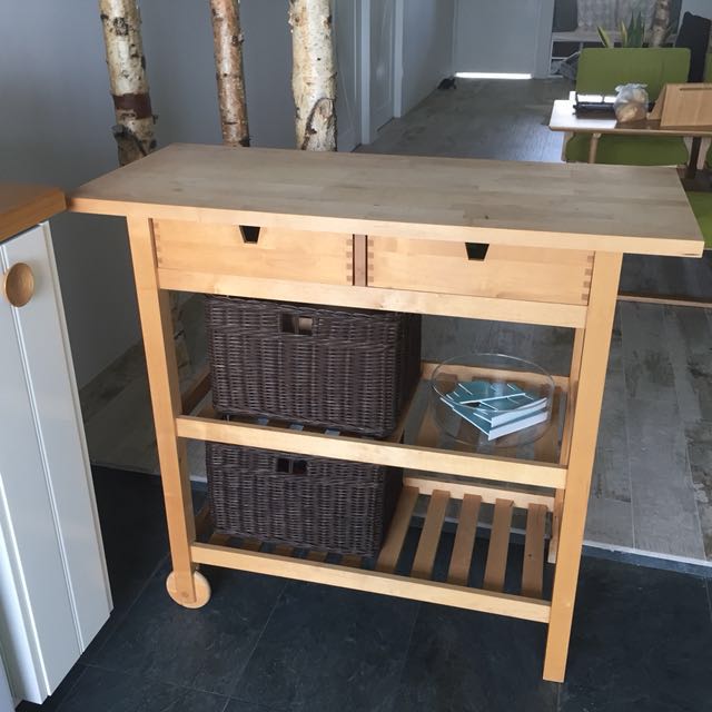Ikea Forhoja Kitchen Trolley Furniture Tables Chairs On Carousell