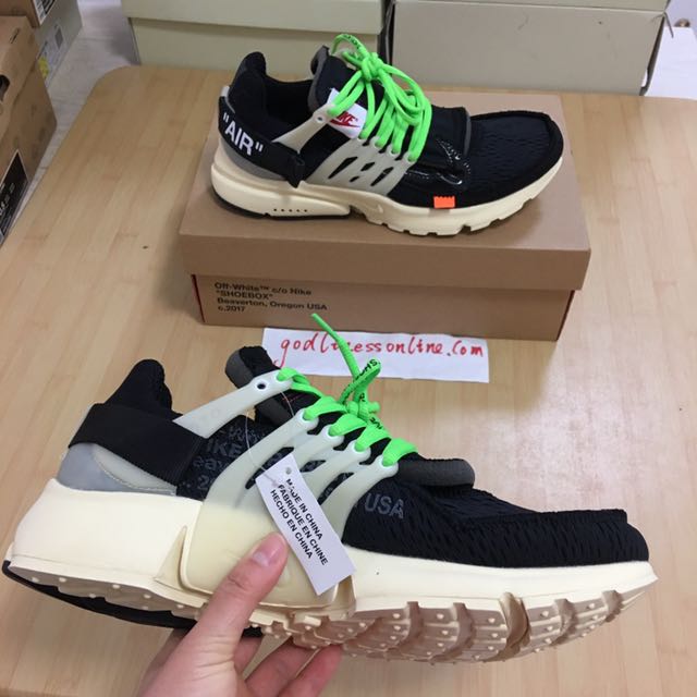pk god off white presto