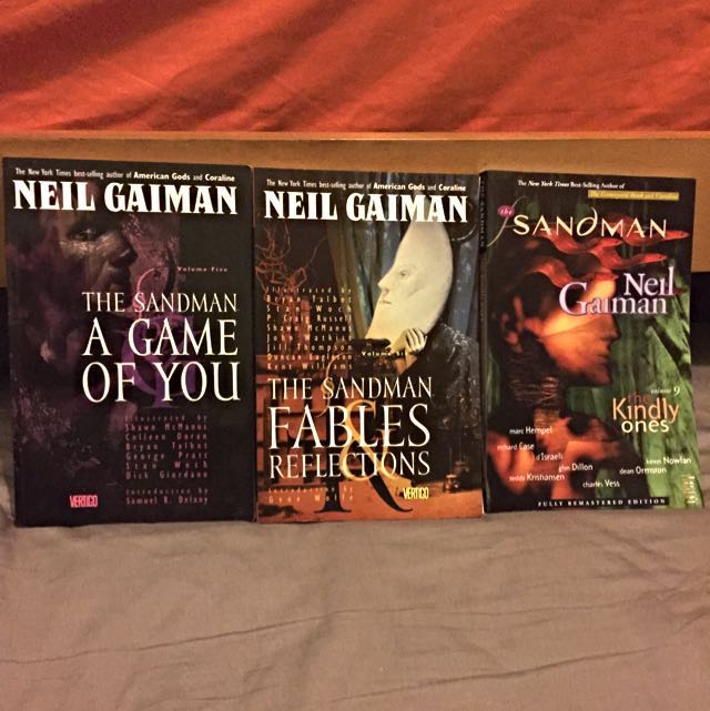 The Sandman Vol 5 6 And 9 Neil Gaiman Books Stationery On