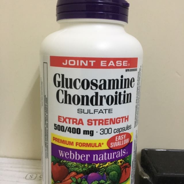 全新Webber Naturals Joint Ease Glucosamine Chondroitin Sulfate extra