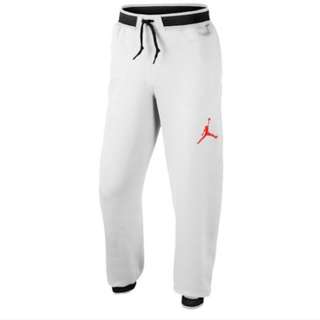 white jordan sweatpants