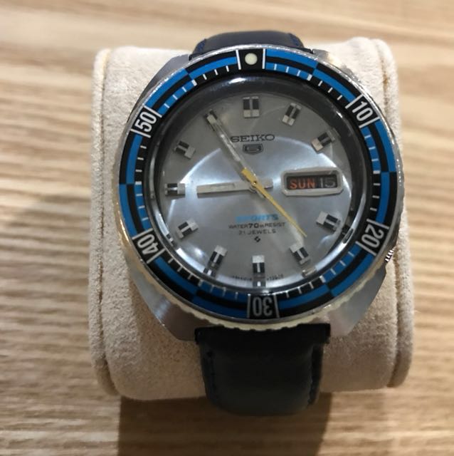 Rare Vintage Seiko Rally Diver 6106 8227, Luxury, Watches on Carousell