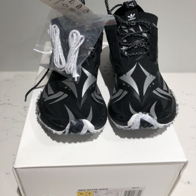 Adidas NMD Racer x Juice x Clot Alienegra Men s Fashion Footwear Sneakers on Carousell