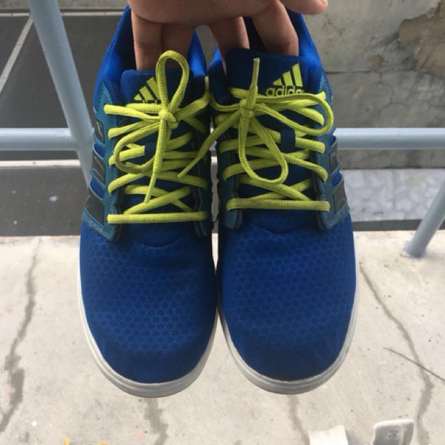 Authentic Adidas Blue Neon Green Shoes