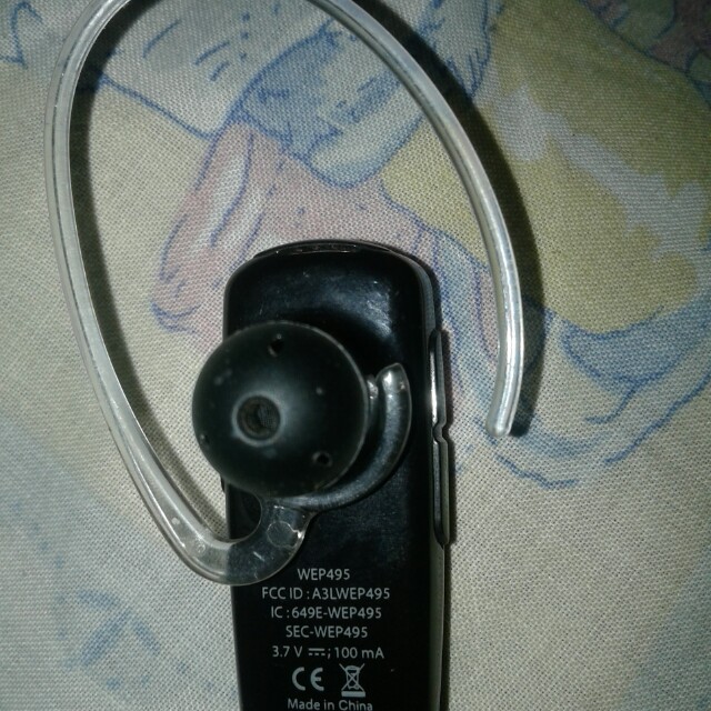 Bluetooth Mono Headset Samsung Wep495 Elektronik Lainnya Di