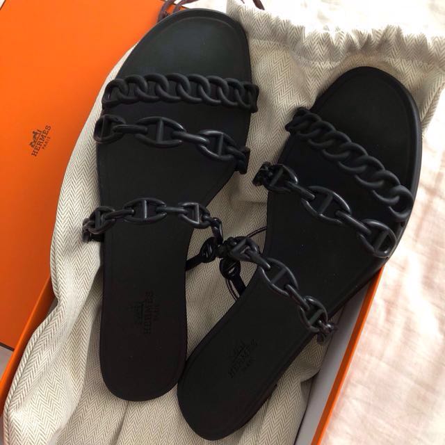 BNIB Hermes Rivage Jelly/Rubber Sandals 