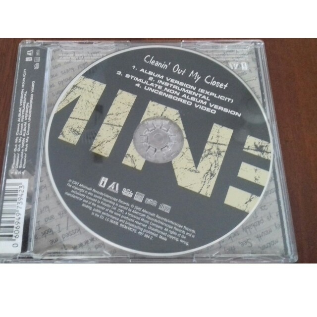 Eminem Cleanin Out My Closet Cd Single Used Like New Dr Dre Music