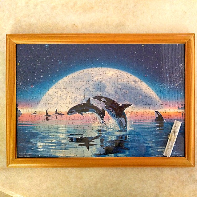 Framed Puzzle picture, Hobbies & Toys, Stationery & Craft, Art & Prints