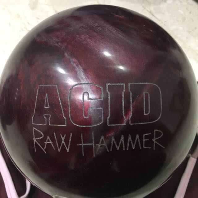 Hammer Acid Raw Hammer 12lbs Bowling Ball Sports Sports Games Equipment On Carousell